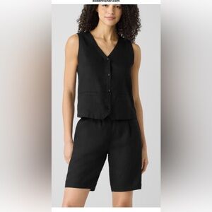Eileen Fisher Organic Linen Shorts Size XS NWT